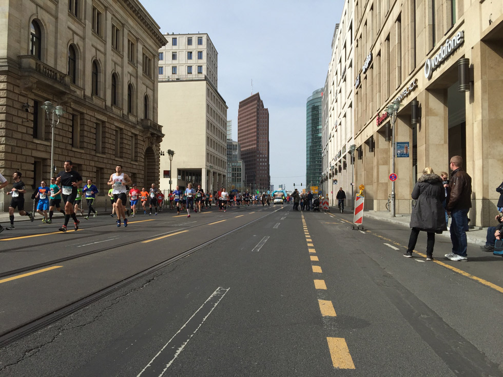 Der 36. Berlin Halbmarathon am Potsdamer Platz